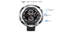 Smartwatch KIESLECT Actor black