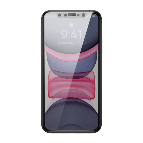 Szkło hartowane BASEUS 0.3mm prywatyzujące iPhone 11/XR