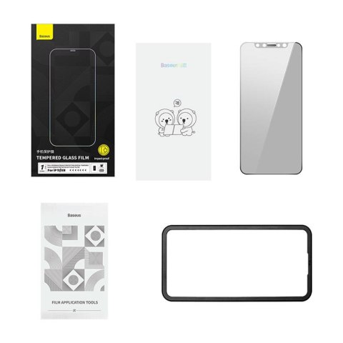 Szkło hartowane BASEUS 0.3mm prywatyzujące iPhone 11/XR