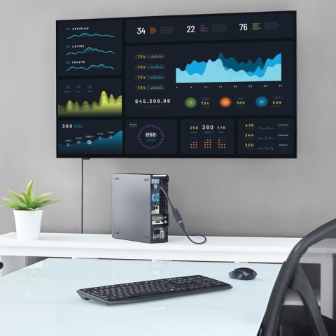 StarTech DP2HDMI adapter kablowy 0,24 m HDMI Typu A (Standard) DisplayPort Czarny