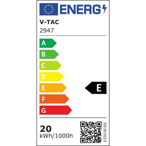 Naświetlacz elewacyjny V-TAC 17W czujnik ruchu biała IP65 VT-11020S 4000K 2520lm