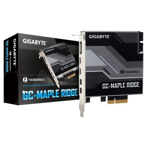 GIGABYTE GC-MAPLE RIDGE adapter Wewnętrzny DisplayPort, Mini DisplayPort, Thunderbolt 4, USB 3.2 Gen 2 (3.1 Gen 2)