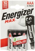 BATERIA ALKALICZNA BAT-AAA/E-MAX*P4 1.5 V LR3 (AAA) ENERGIZER