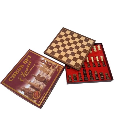 Duże Szachy drewniane 37 x 37 cm - 1050736
