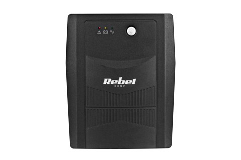 Zasilacz awaryjny UPS REBEL model Micropower 1500 (offline, 1500 VA / 900 W, 230 V, 50 Hz)