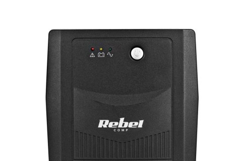Zasilacz awaryjny UPS REBEL model Micropower 1500 (offline, 1500 VA / 900 W, 230 V, 50 Hz)