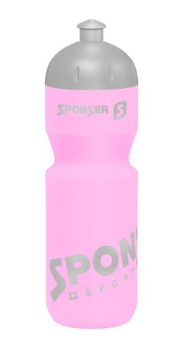 Bidon SPONSER pink transparent / silver 500 ml NET (NEW 2025)