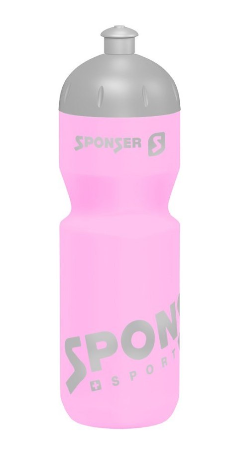Bidon SPONSER pink transparent / silver 500 ml NET (NEW 2025)