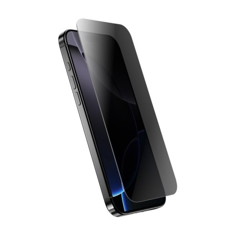Crong Privacy 3D Armour Glass - Hartowane szkło prywatyzujące iPhone 17 / iPhone 17 Pro / iPhone 16 Pro