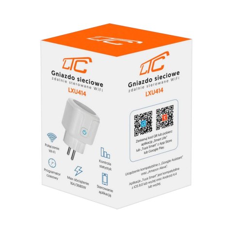 Gniazdo WiFi Tuya LTC GGW LXU414