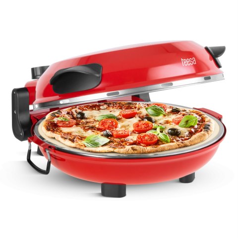 Piec do pizzy TEESA SUPREME + , 1200 W, 32 cm , okienko , wyjmowany kamień, sterowanie dwiema grzałkami