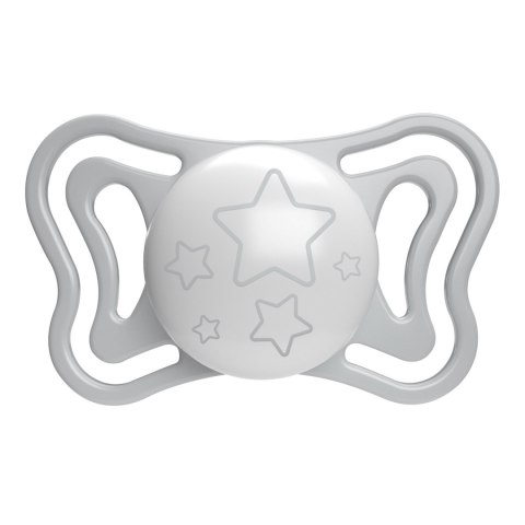 CHICCO PHYSIOFORMA LIGHT LUMI 6-16M+ Smoczek uspokajający silikonowy, 2 szt.