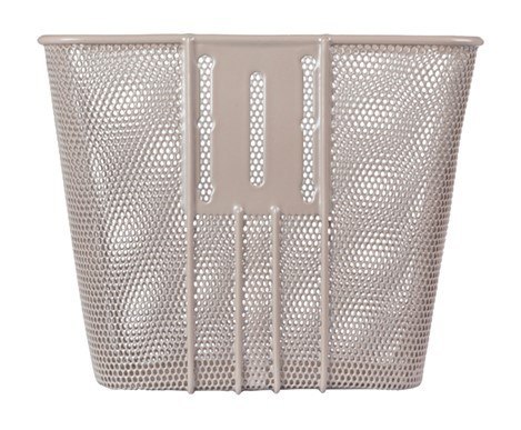 Kosz na kierownicę BASIL BILBAO FM, FIXED MOUNTED (ze wspornikiem 70183), mocowanie stałe, nude metallic (NEW)