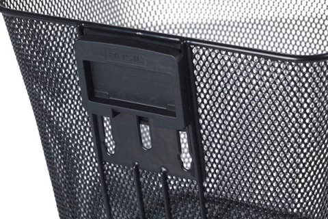 Kosz na kierownicę BASIL BILBAO KF+AHEAD-STEMHOLDER KF, KF System (ze wspornikiem), mocowanie przenośne, stalowy czarny (NEW)