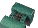 Sakwa podwójna BASIL FLAIR DOUBLE BICYCLE BAG MIK, MIK z adapterem do mocowania (ready to go), 35L, Wodoodporna, Green (NEW)