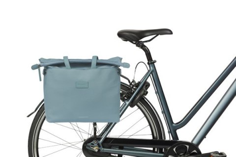 Torba BASIL MANHATTAN COMMUTER OFFICE BICYCLE BAG, HOOK-ON, 12L, Wodoodporna, Graphite Blue (NEW)