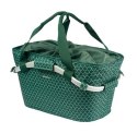 Kosz tylny na bagażnik BASIL FLAIR CARRY ALL REAR BASKET MIK, MIK z adapterem do mocowania (ready to go), 22L, Wodoodporna, Gree