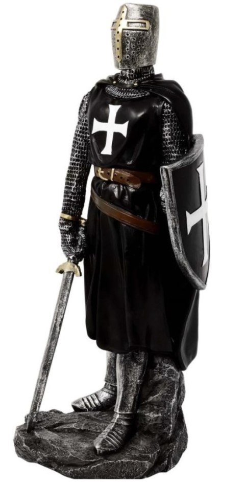 Rycerz - krzyżowiec - figurka z poliresinu - MC-23078