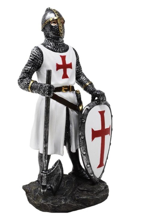 Rycerz Templariusz Figurka 18,5 cm - Polyresin - MC-23134