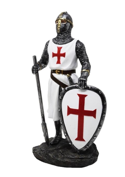 Rycerz Templariusz Figurka 18,5 cm - Polyresin - MC-23134