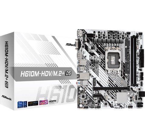 MB H610 S1700 MATX/H610M-HDV/M.2+ D5 ASROCK