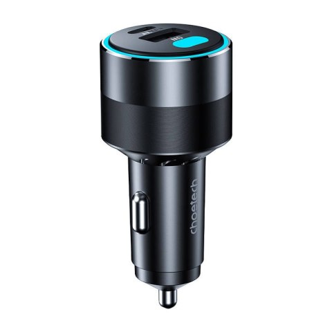 Ładowarka samochodowa Choetech TC0011 130W 2x USB C 1x USB A (czarna)