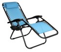 Leżak ogrodowy Orion Zero Gravity błękitny