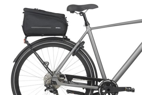 Torba na bagażnik BASIL MOVE TRUNK BAG, do stosowania z MIK, 10-26L, Wodoodporna, Black (NEW)