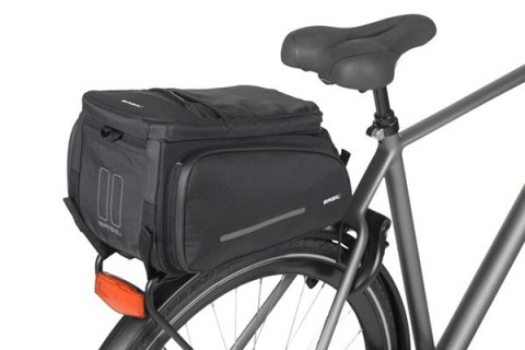 Torba na bagażnik BASIL MOVE TRUNK BAG, do stosowania z MIK, 10-26L, Wodoodporna, Black (NEW)
