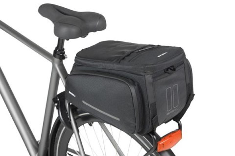 Torba na bagażnik BASIL MOVE TRUNK BAG, do stosowania z MIK, 10-26L, Wodoodporna, Black (NEW)