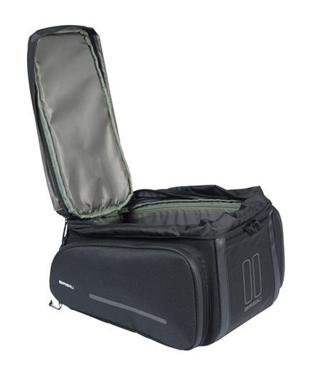 Torba na bagażnik BASIL MOVE TRUNK BAG, MIK z adapterem do mocowania (ready to go), 10-26L, Wodoodporna, Black (NEW)