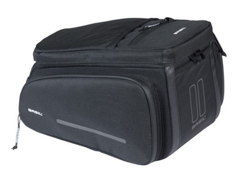 Torba na bagażnik BASIL MOVE TRUNK BAG, MIK z adapterem do mocowania (ready to go), 10-26L, Wodoodporna, Black (NEW)