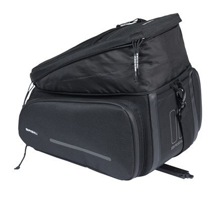 Torba na bagażnik BASIL MOVE TRUNK BAG, MIK z adapterem do mocowania (ready to go), 10-26L, Wodoodporna, Black (NEW)