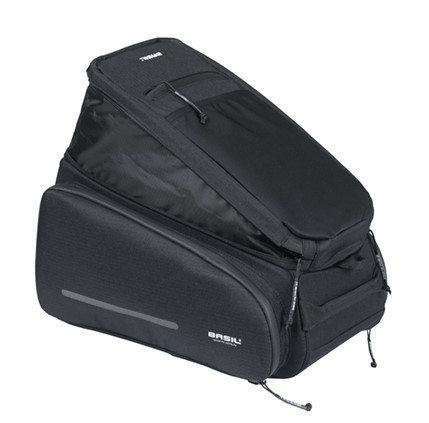 Torba na bagażnik BASIL MOVE TRUNK BAG, MIK z adapterem do mocowania (ready to go), 10-26L, Wodoodporna, Black (NEW)