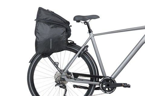 Torba na bagażnik BASIL MOVE TRUNK BAG, MIK z adapterem do mocowania (ready to go), 10-26L, Wodoodporna, Black (NEW)