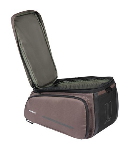 Torba na bagażnik BASIL MOVE TRUNK BAG, MIK z adapterem do mocowania (ready to go), 10-26L, Wodoodporna, Brown (NEW)