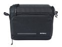 Torba na kierownicę BASIL MOVE HANDLEBAR BAG, KF z adapterem do mocowania, 7-8L, wodoodporna, Czarna (NEW)