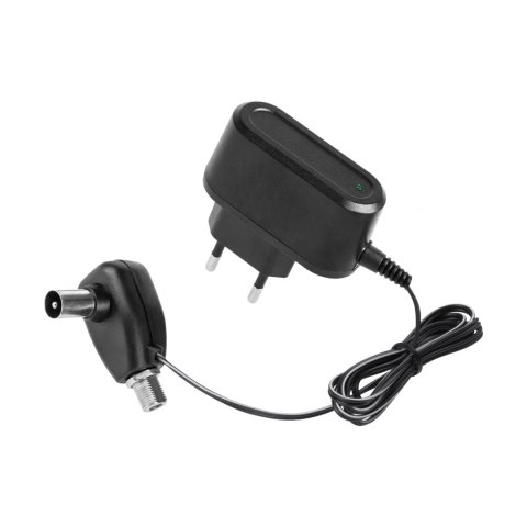 Zasilacz antenowy elektroniczny z gniazdem "F" 12V 300mA