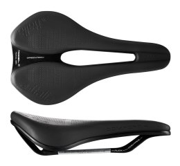 Siodło SELLE ITALIA MODEL X COMFORT + SUPERFLOW L (id match L3), FeC Alloy Rail, 415g, Czarne (NEW).