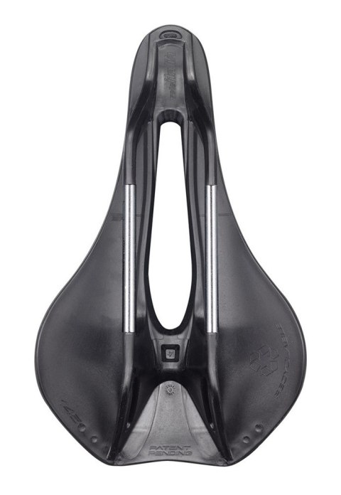 Siodło SELLE ITALIA MODEL X COMFORT + SUPERFLOW L (id match L3), FeC Alloy Rail, 415g, Czarne (NEW).