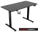 Biurko gamingowe SHADOW GAMER elektryczne 1.0 czarne 120 cm