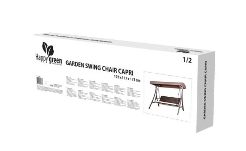 Huśtawka ogrodowa RATAN CAPRI PREMIUM