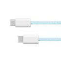 Kabel USB typu C - USB typu C 100 W 1 m niebieski Kruger&Matz Basic