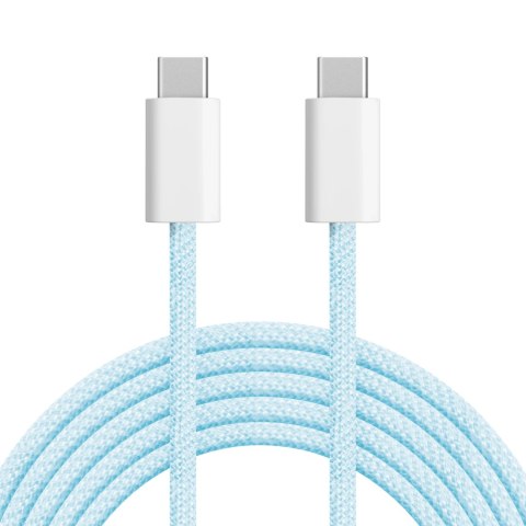 Kabel USB typu C - USB typu C 100 W 1 m niebieski Kruger&Matz Basic