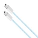 Kabel USB typu C - USB typu C 100 W 1 m niebieski Kruger&Matz Basic