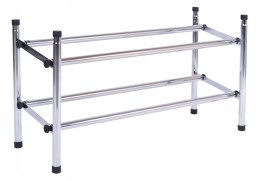 Regał półka na buty Lena metalowa 1 moduł chrom