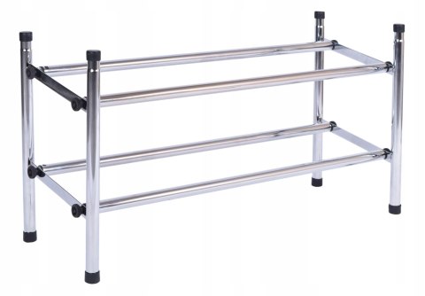 Regał półka na buty Lena metalowa 1 moduł chrom