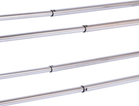 Regał półka na buty Lena metalowa 1 moduł chrom