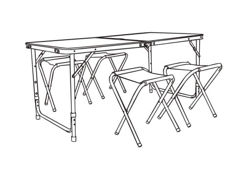 Zestaw turystyczny cateringowy kempingowy Bilbao