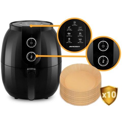 Frytkownica beztłuszczowa Air fryer frytownica 3,6l Berdsen BD-650